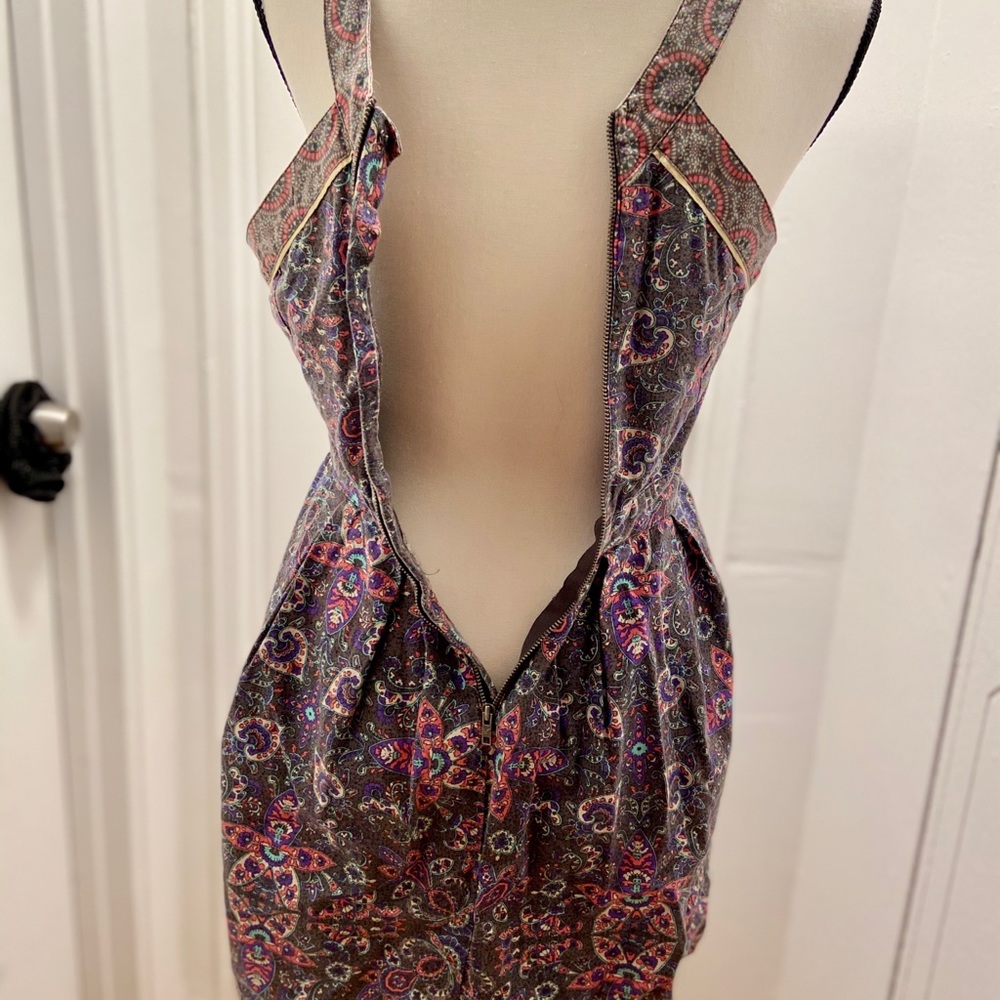 Vintage American Eagle Paisley Yoke Dress - Picture 8 of 8